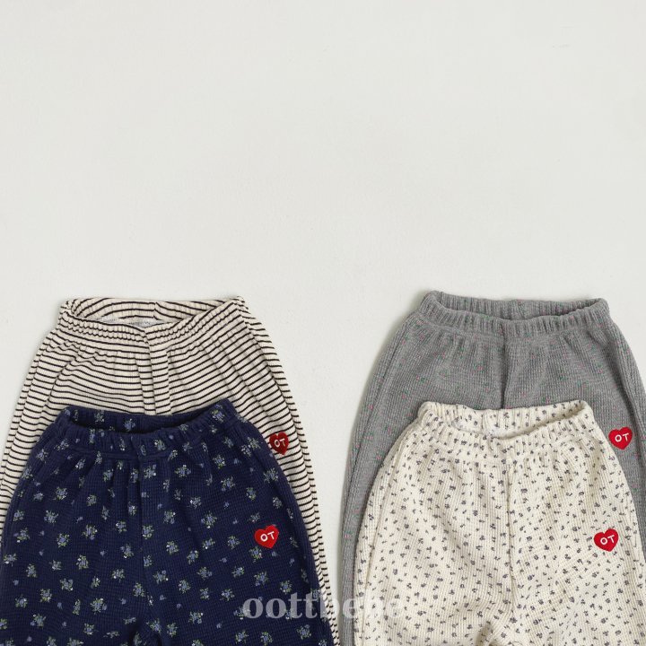 Oott Bebe - Korean Baby Fashion - #onlinebabyshop - Holiday Waffle Pants - 9