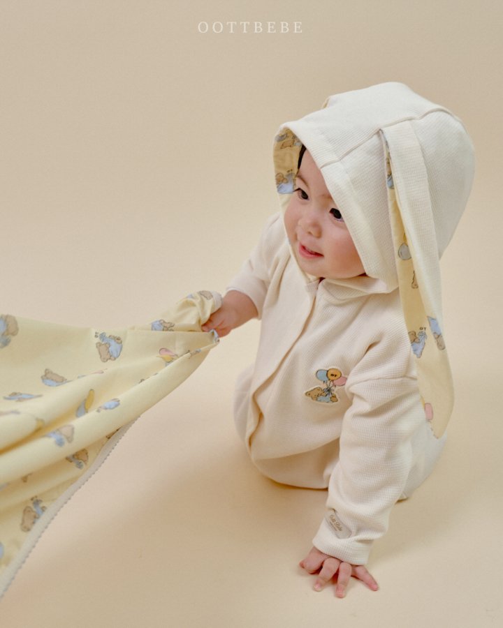 Oott Bebe - Korean Baby Fashion - #smilingbaby - Otti Balloon Newborn Blanket - 5