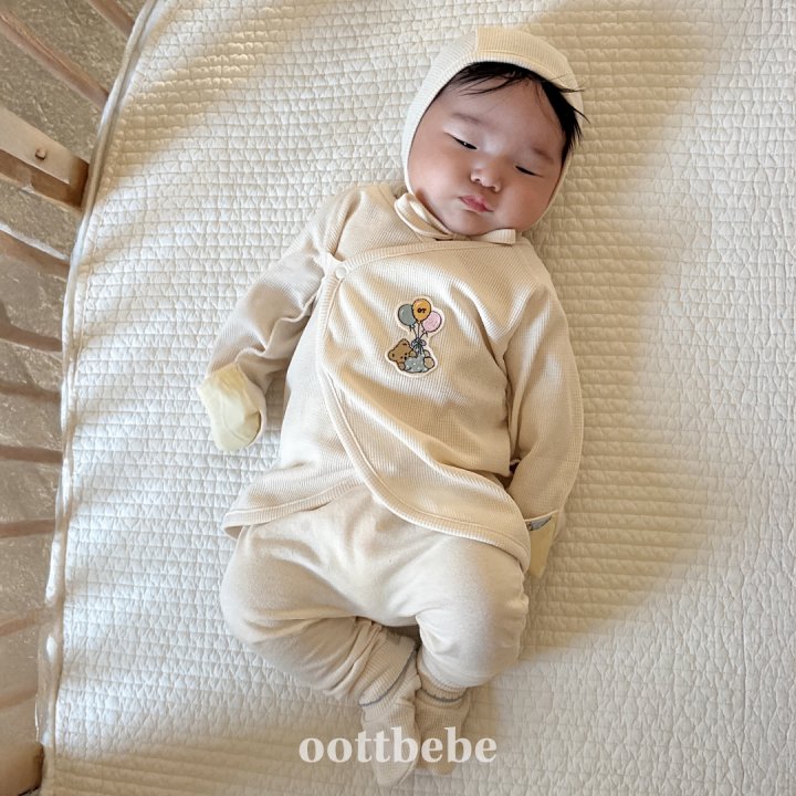 Oott Bebe - Korean Baby Fashion - #smilingbaby - Otti Balloon Newborn Jeogori