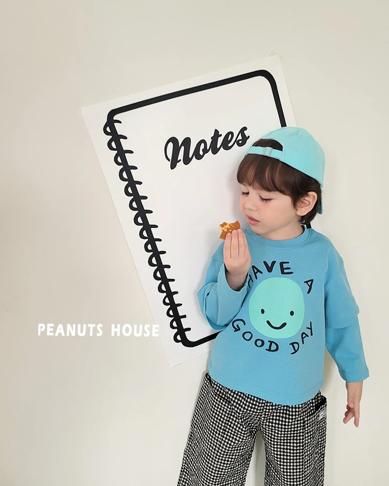 Peanuts - Korean Children Fashion - #Kfashion4kids - Smile Tee - 8