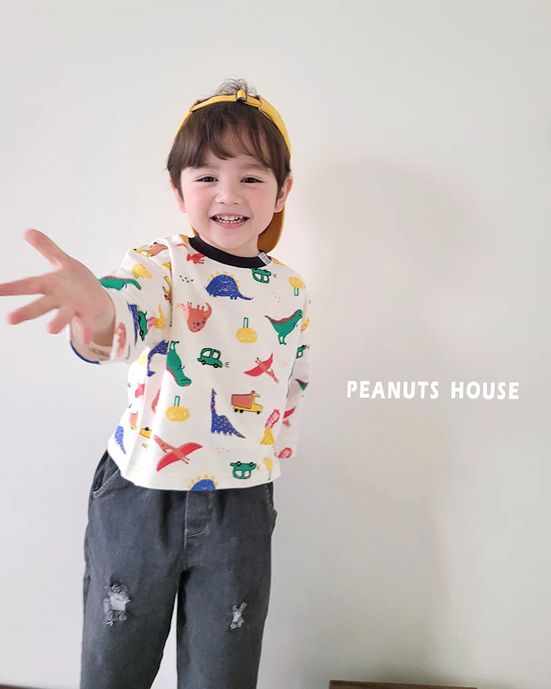 Peanuts - Korean Children Fashion - #Kfashion4kids - Dino Bear Tee - 6