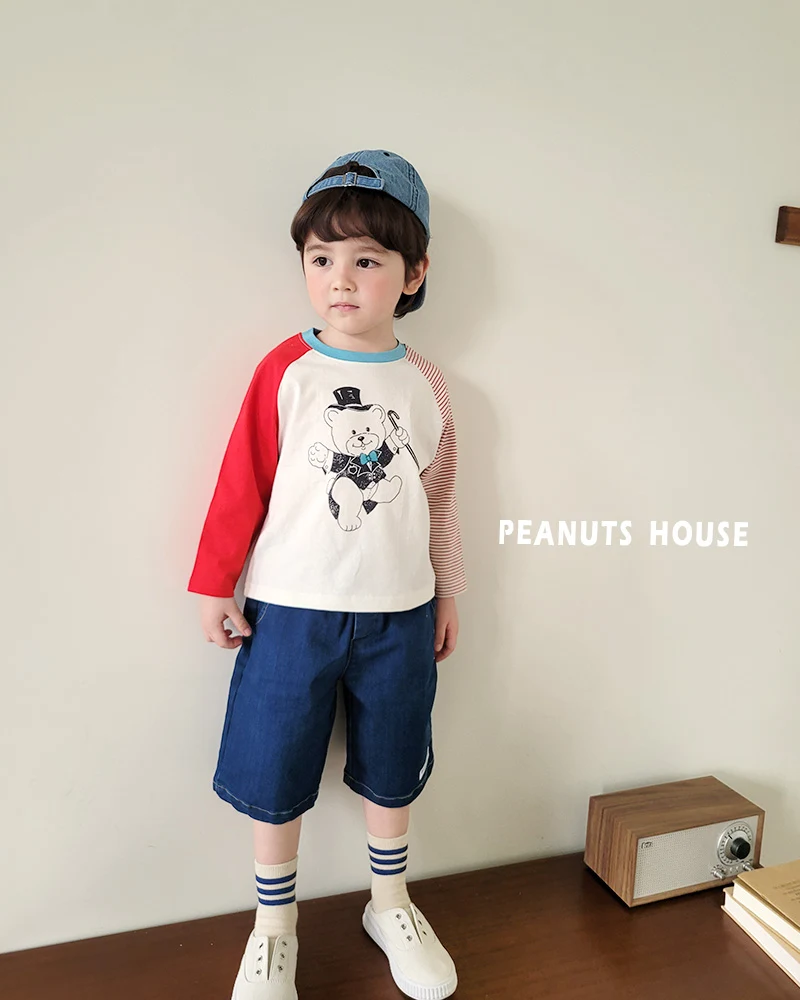 Peanuts - Korean Children Fashion - #Kfashion4kids - Blue Jeans - 3