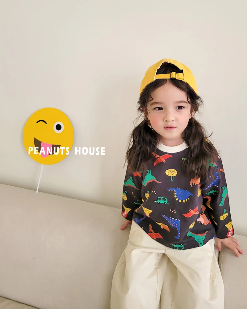 Peanuts - Korean Children Fashion - #childofig - Dino Bear Tee - 11