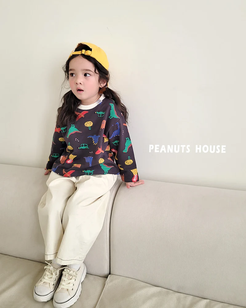 Peanuts - Korean Children Fashion - #childofig - Dino Bear Tee - 12