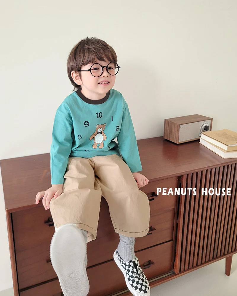 Peanuts - Korean Children Fashion - #childofig - Cotton Wide Pants - 4