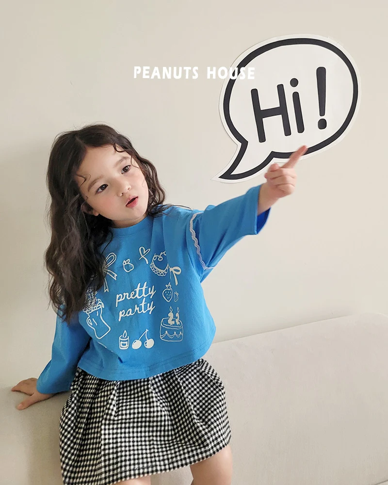 Peanuts - Korean Children Fashion - #childrensboutique - Check Wrap Pants - 11