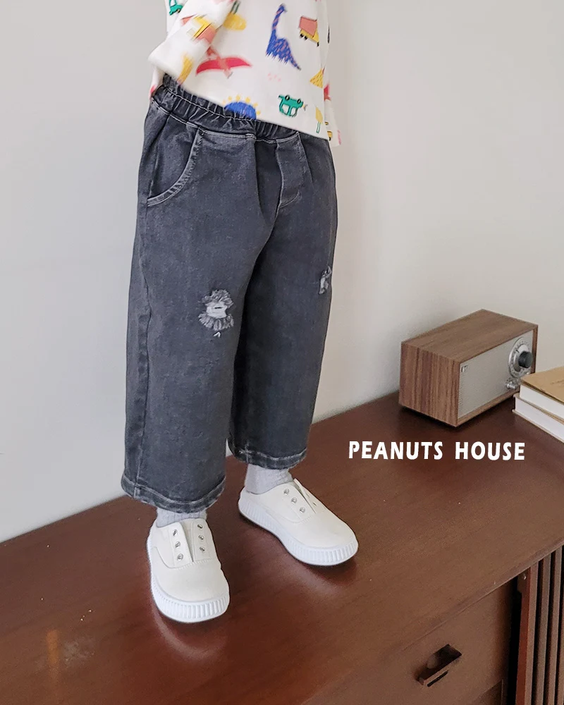 Peanuts - Korean Children Fashion - #designkidswear - Old Jeans - 6