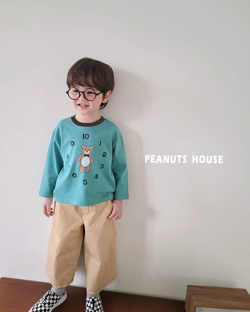 Peanuts - Korean Children Fashion - #designkidswear - Cotton Wide Pants - 5