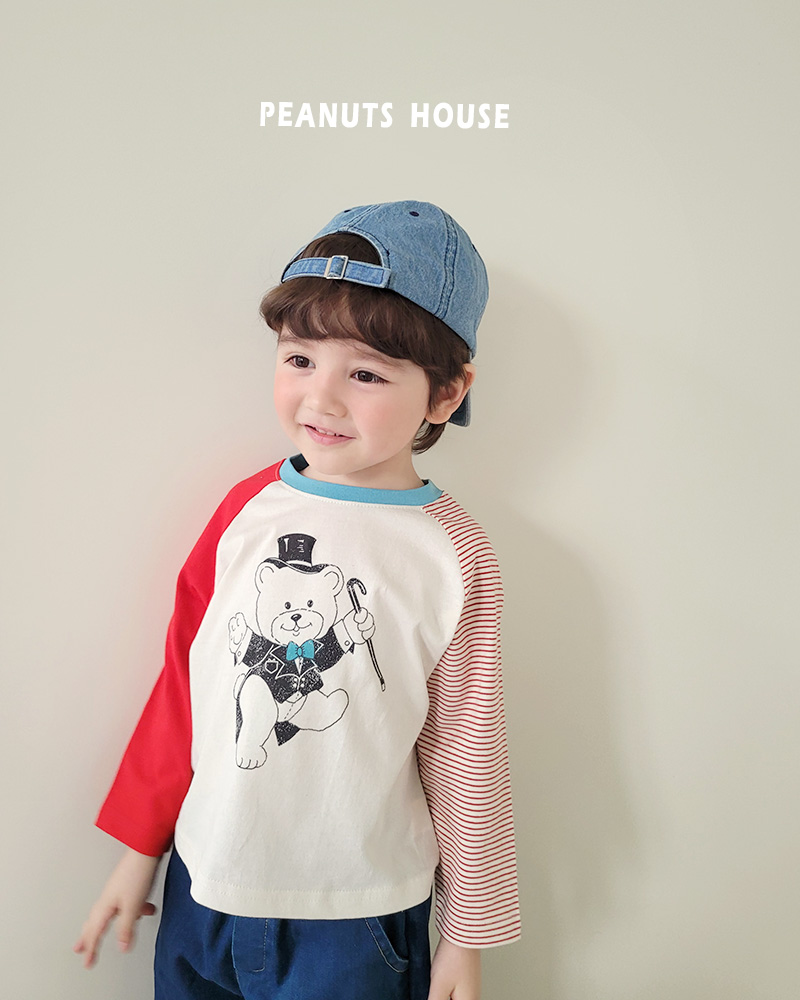 Peanuts - Korean Children Fashion - #designkidswear - Little Gentle Bear Tee - 3