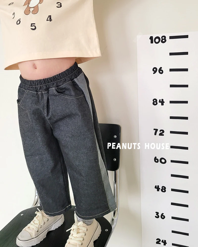 Peanuts - Korean Children Fashion - #fashionkids - Raw Denim Pants