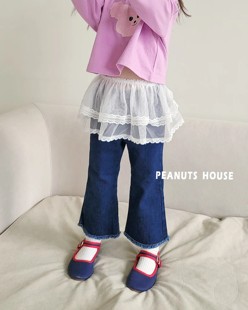 Peanuts - Korean Children Fashion - #kidsshorts - Lace Skirt - 12