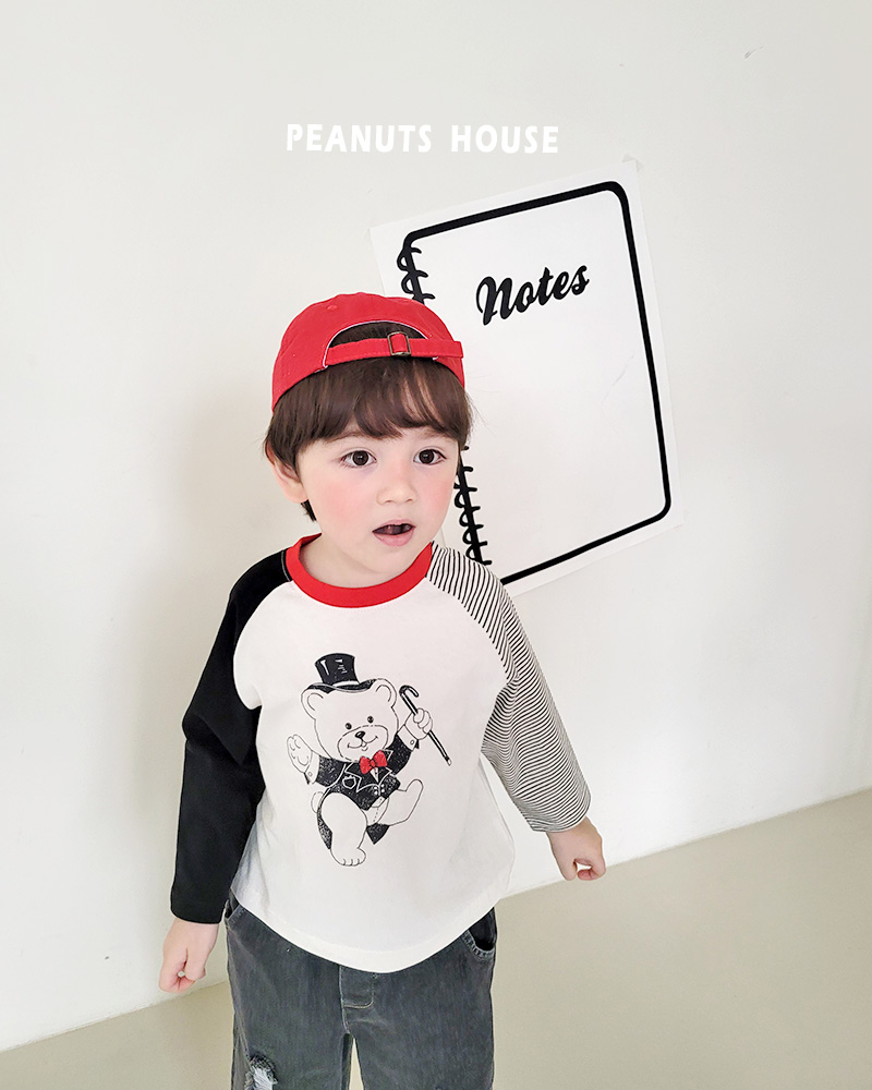 Peanuts - Korean Children Fashion - #kidzfashiontrend - Little Gentle Bear Tee - 8