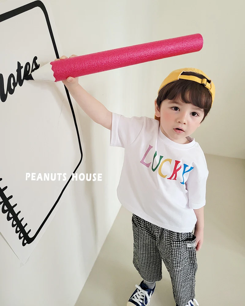 Peanuts - Korean Children Fashion - #littlefashionista - Lucky Tee - 5