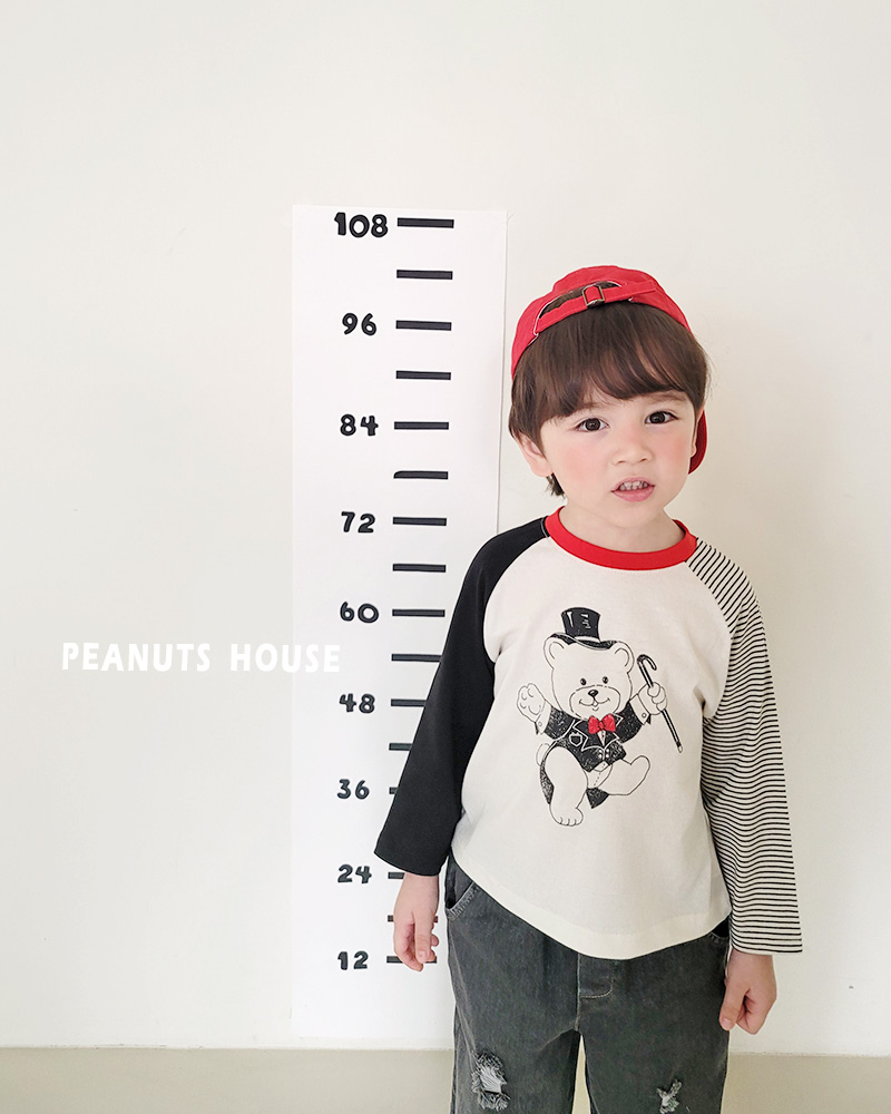 Peanuts - Korean Children Fashion - #littlefashionista - Little Gentle Bear Tee - 10