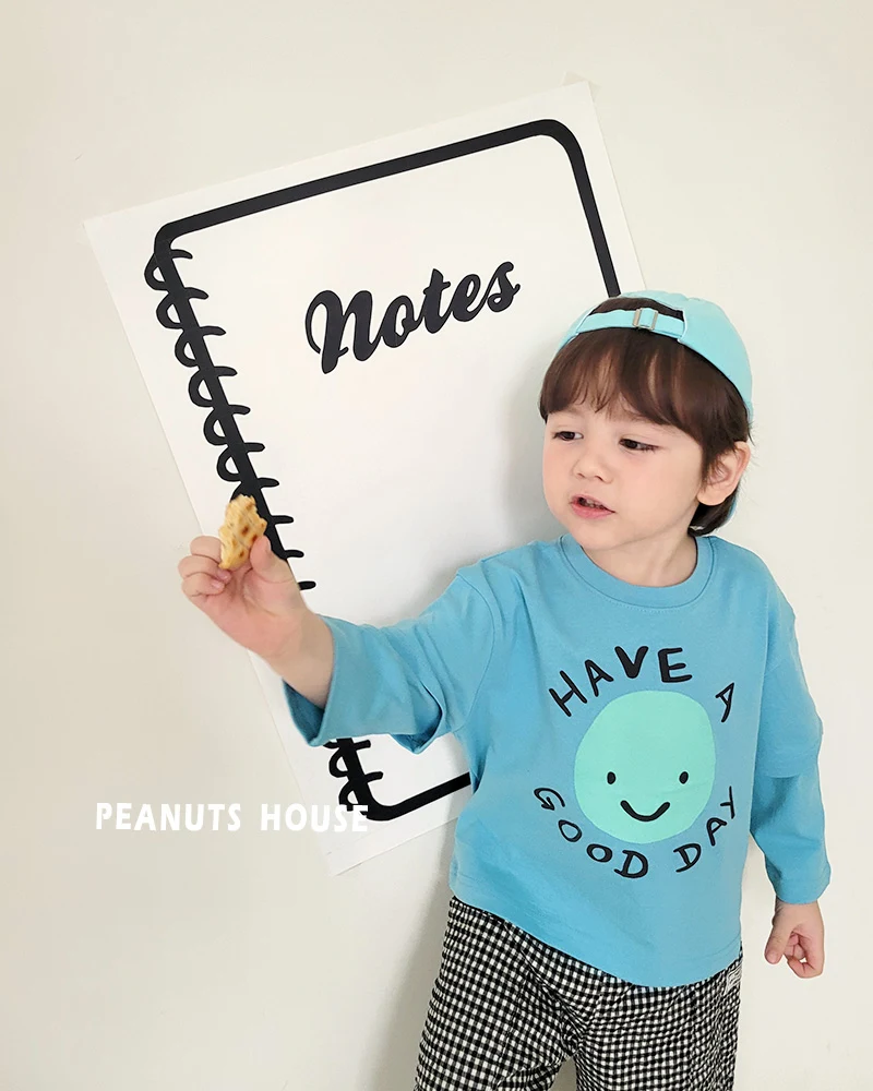 Peanuts - Korean Children Fashion - #littlefashionista - Smile Tee - 9