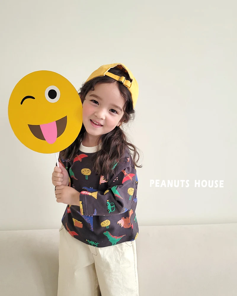 Peanuts - Korean Children Fashion - #magicofchildhood - Dino Bear Tee - 8