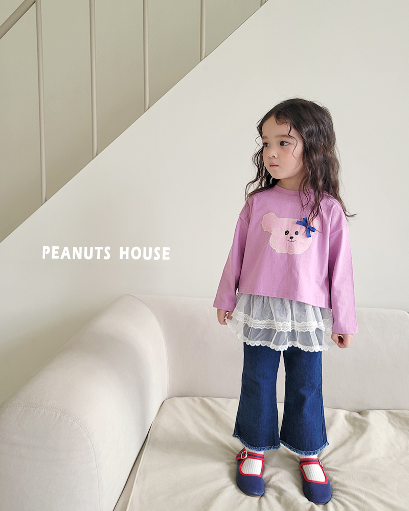 Peanuts - Korean Children Fashion - #minifashionista - Bootcut Jeans - 3