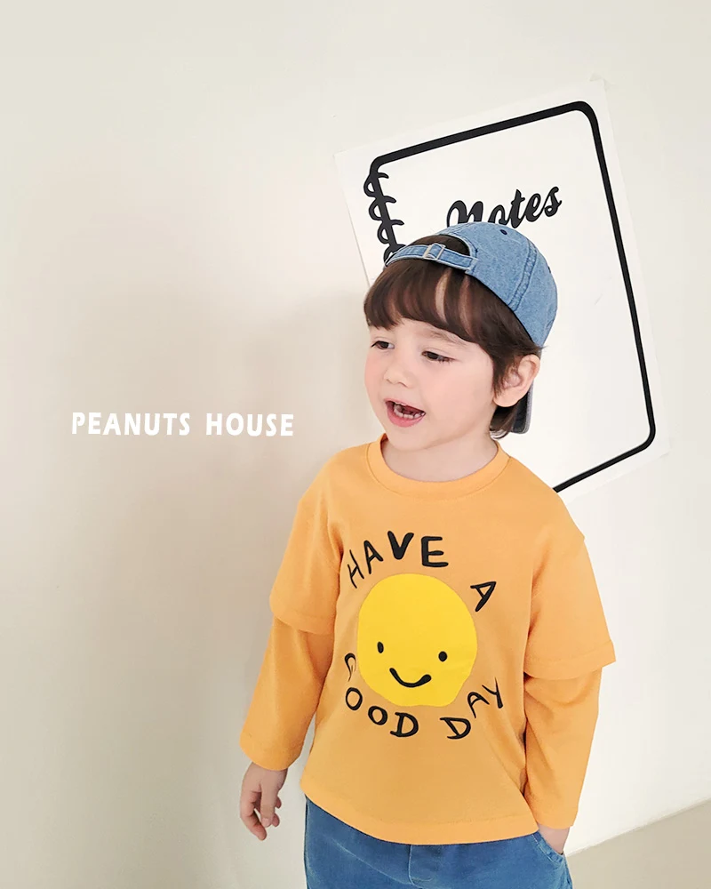 Peanuts - Korean Children Fashion - #minifashionista - Smile Tee - 11