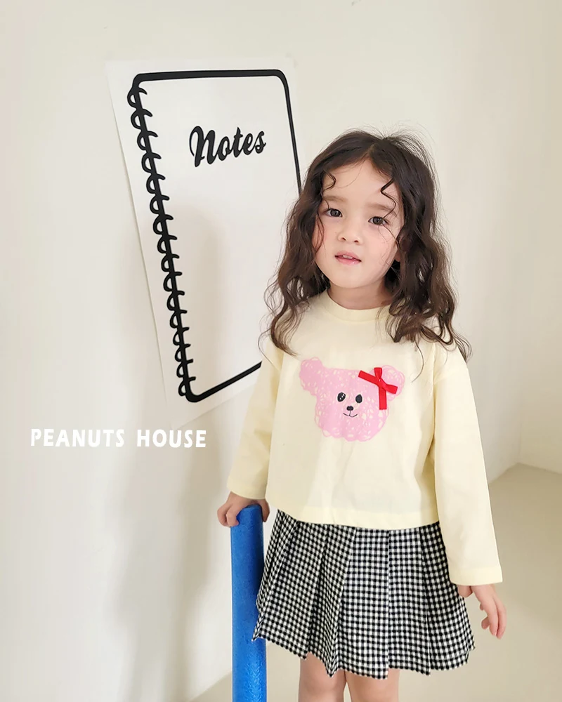 Peanuts - Korean Children Fashion - #minifashionista - Check Wrap Pants - 7