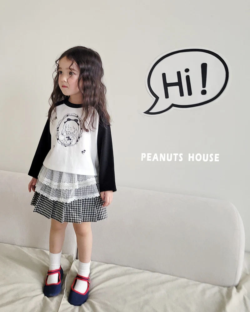 Peanuts - Korean Children Fashion - #prettylittlegirls - Lace Skirt - 3