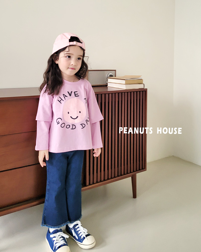 Peanuts - Korean Children Fashion - #stylishchildhood - Bootcut Jeans - 7