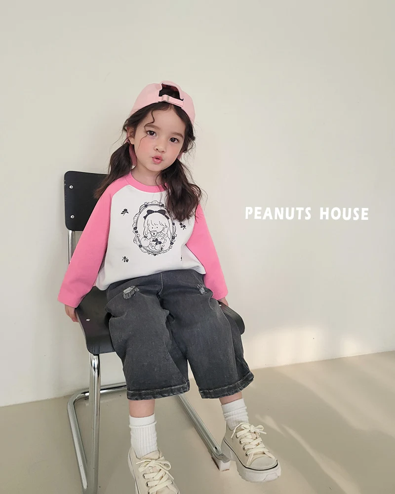 Peanuts - Korean Children Fashion - #stylishchildhood - Old Jeans - 3