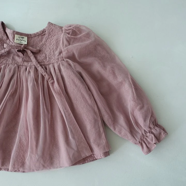 Pudding - Korean Children Fashion - #childofig - Ribbon Blouse - 6