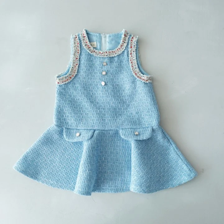 Pudding - Korean Children Fashion - #childofig - Lovely Jumper Skirt - 11