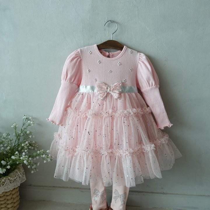 Pudding - Korean Children Fashion - #designkidswear - Butterfly One-piece