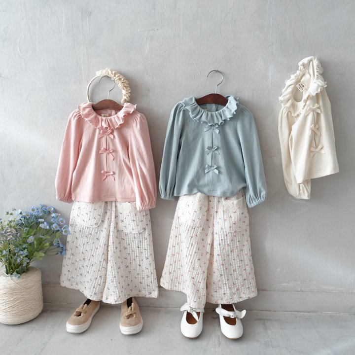 Pudding - Korean Children Fashion - #discoveringself - Frill Tee - 8