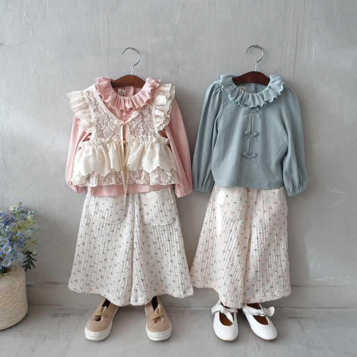 Pudding - Korean Children Fashion - #fashionkids - Frill Tee - 9