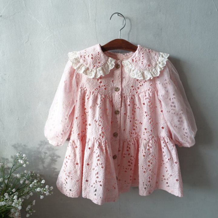 Pudding - Korean Children Fashion - #magicofchildhood - Embroidery One-piece - 8