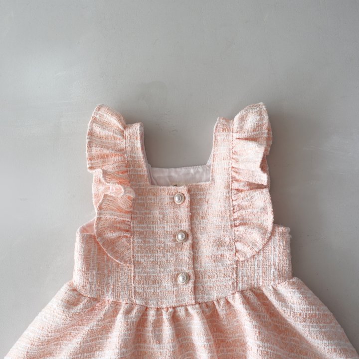 Pudding - Korean Children Fashion - #minifashionista - Ruffle Jumper Skirt - 7