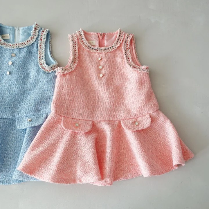 Pudding - Korean Children Fashion - #prettylittlegirls - Lovely Jumper Skirt - 7