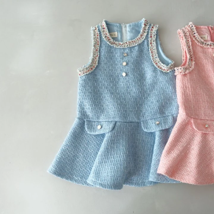 Pudding - Korean Children Fashion - #stylishchildhood - Lovely Jumper Skirt - 10