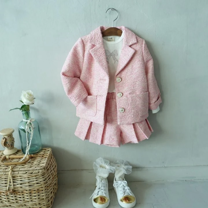 Pudding - Korean Children Fashion - #stylishchildhood - Pudding Two-piece - 9