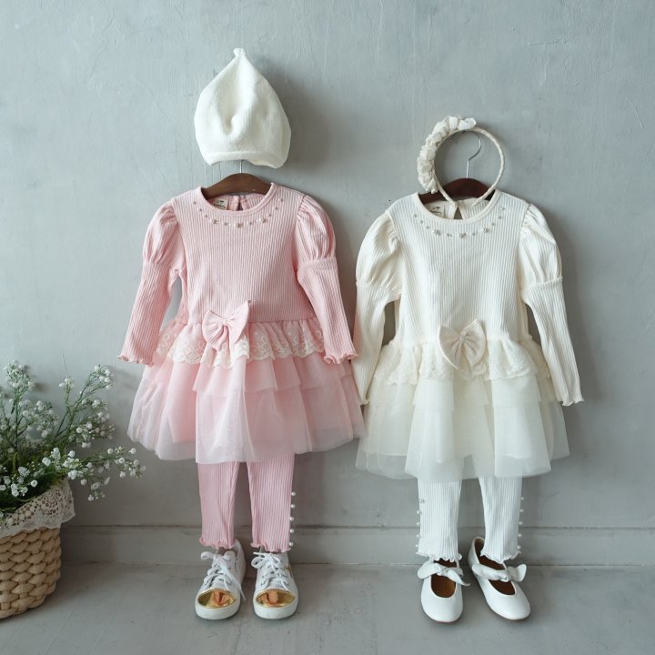 Pudding - Korean Children Fashion - #toddlerclothing - Cancan One-piece - 11