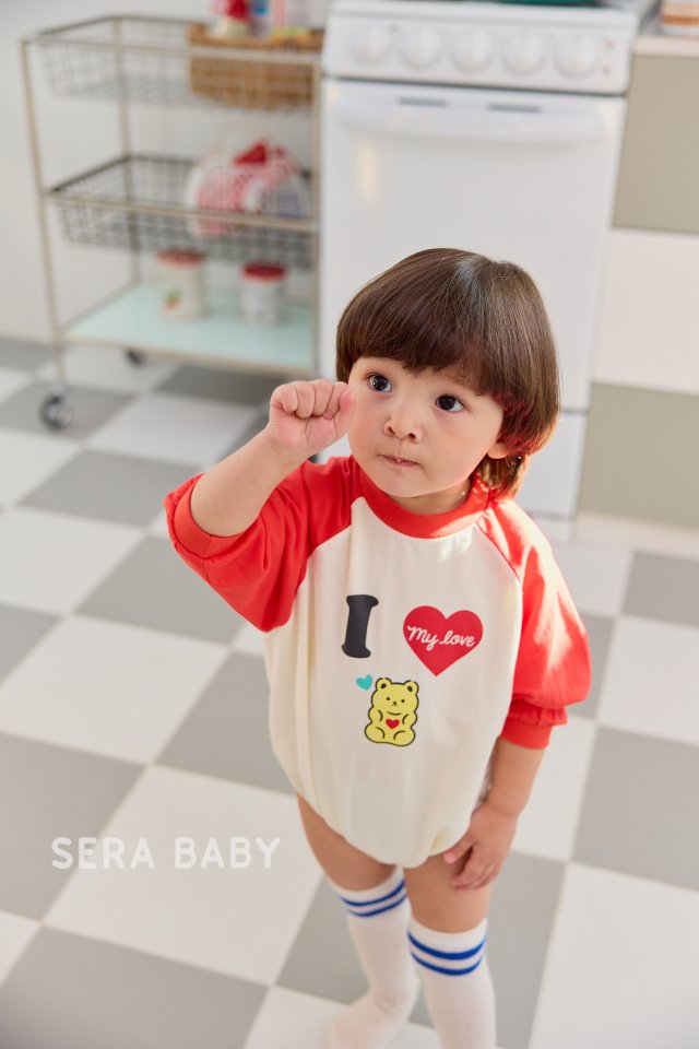 Sera - Korean Baby Fashion - #babyboutique - Bebe I Love Suit - 5