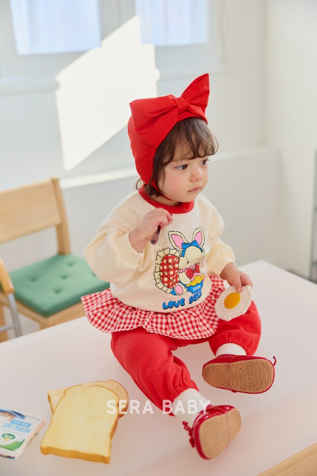 Sera - Korean Baby Fashion - #babyboutiqueclothing - Bebe Check Frill Top Bottom Set - 8