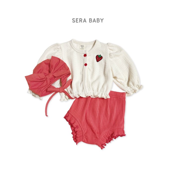 Sera - Korean Baby Fashion - #babyboutique - Bebe Ribbed Bloomer Top Bottom Set - 4