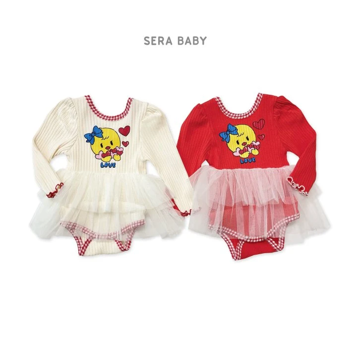 Sera - Korean Baby Fashion - #babyboutiqueclothing - Bebe Chick Ribbed Sha Suit