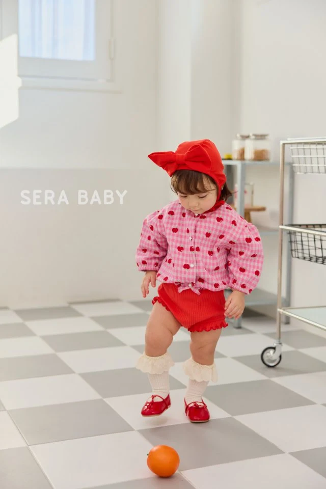 Sera - Korean Baby Fashion - #babyclothing - Bebe Apple Check Cardigan - 8