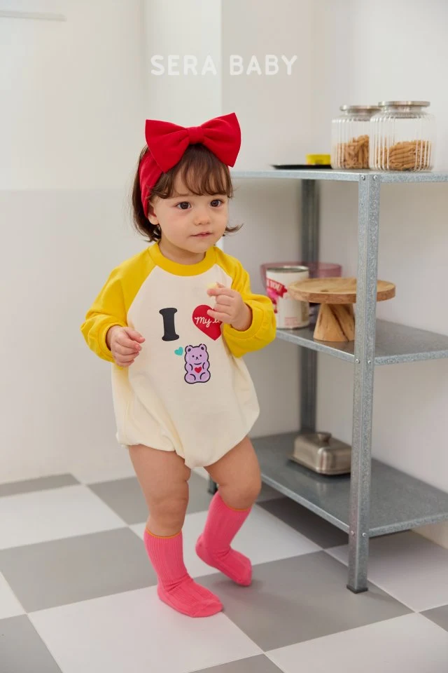 Sera - Korean Baby Fashion - #babyclothing - Bebe I Love Suit - 7