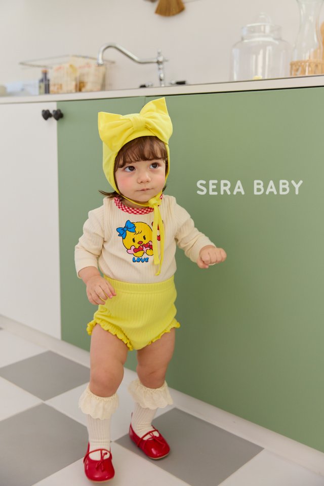 Sera - Korean Baby Fashion - #babyclothing - Bebe Ribbed Bloomer Top Bottom Set - 5