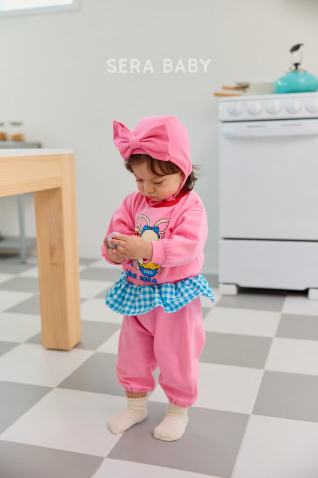 Sera - Korean Baby Fashion - #babyfashion - Bebe Check Frill Top Bottom Set - 10