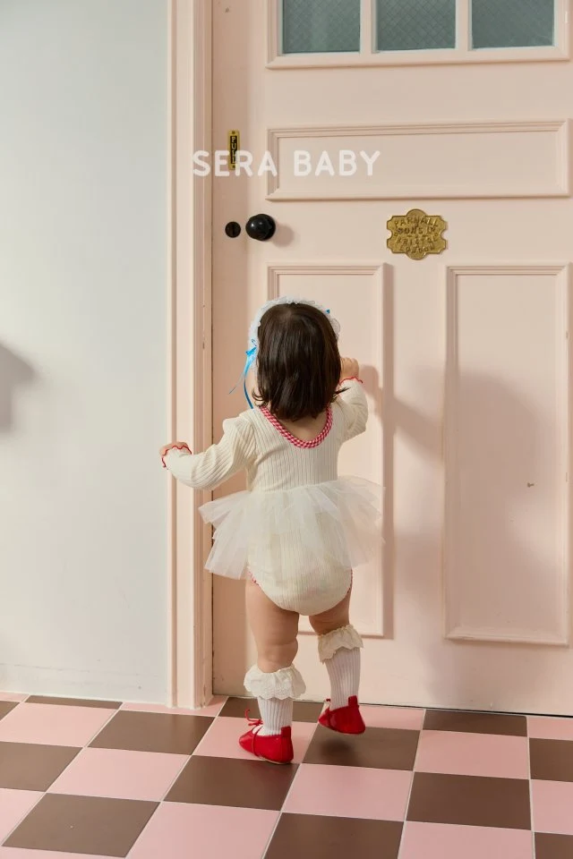 Sera - Korean Baby Fashion - #babyfashion - Bebe Chick Ribbed Sha Suit - 4