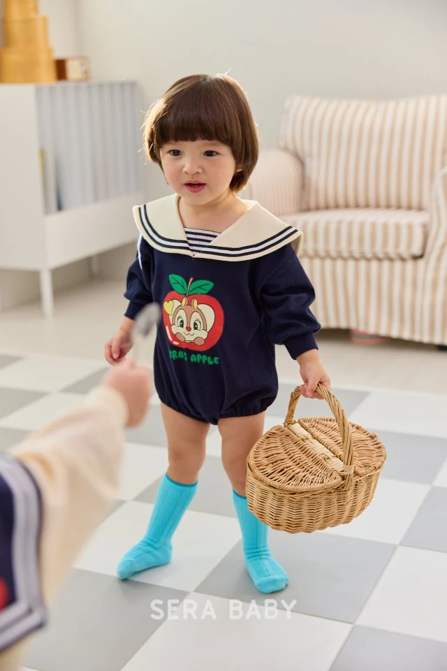 Sera - Korean Baby Fashion - #babygirlfashion - Bebe Apple Squirrel Suit - 3