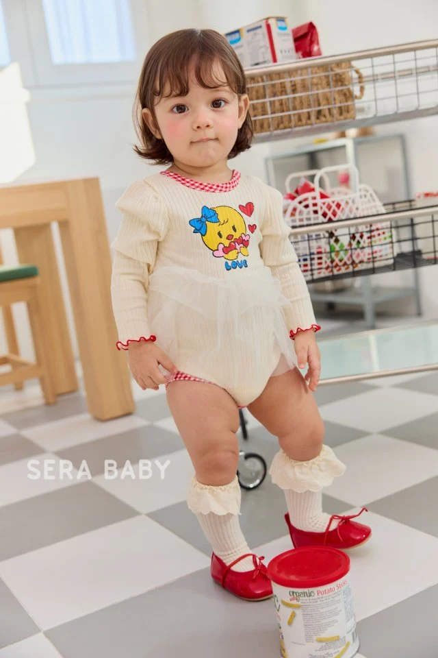 Sera - Korean Baby Fashion - #babylifestyle - Bebe Chick Ribbed Sha Suit - 6