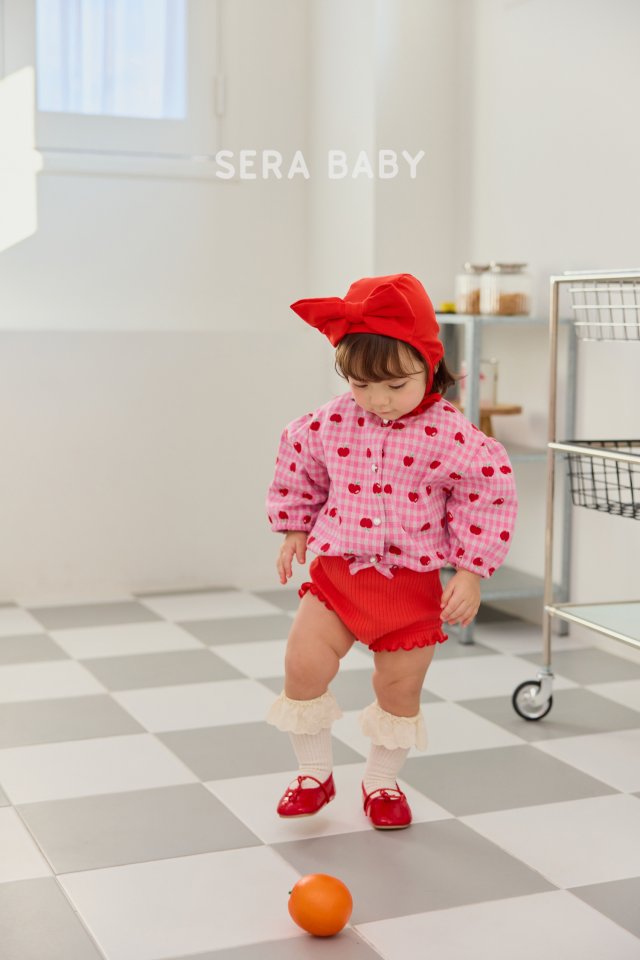 Sera - Korean Baby Fashion - #babyootd - Bebe Ribbed Bloomer Top Bottom Set - 11