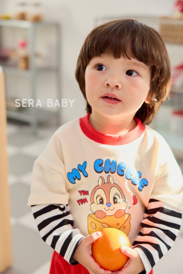 Sera - Korean Baby Fashion - #babyootd - Bebe Cheese Layered Top Bottom Set - 10